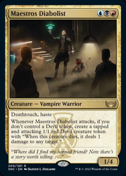 Maestros Diabolist 200/281 - Rare Streets of New Capenna