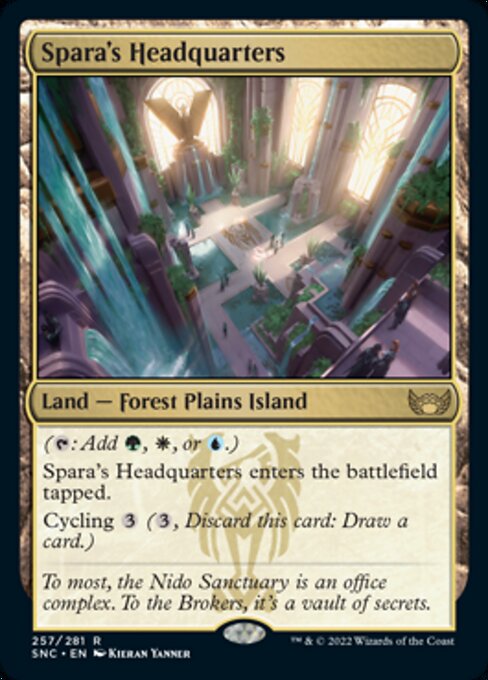 Spara's Headquarters 257/281 - Rare Streets of New Capenna