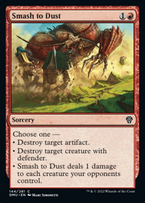Smash to Dust - 144 /281 - Common - FOIL 