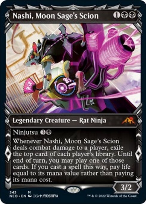 SHOWCASENashi, Moon Sage's Scion 343 -  Kamigawa Neon Dynasty