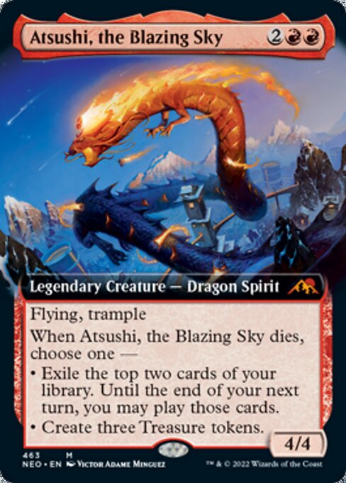 EXTENDEDAtsushi, the Blazing Sky 463 -  Kamigawa Neon Dynasty