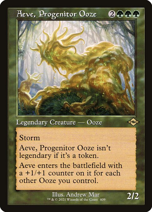 FOIL RETRO Aeve, Progenitor Ooze #409 - MH2 Modern Horizons 2