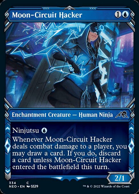 SHOWCASEMoon-Circuit Hacker 334 -  Kamigawa Neon Dynasty