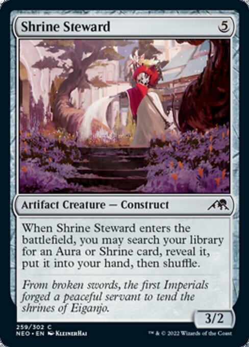 Shrine Steward 259/302 -  Kamigawa Neon Dynasty CONNN