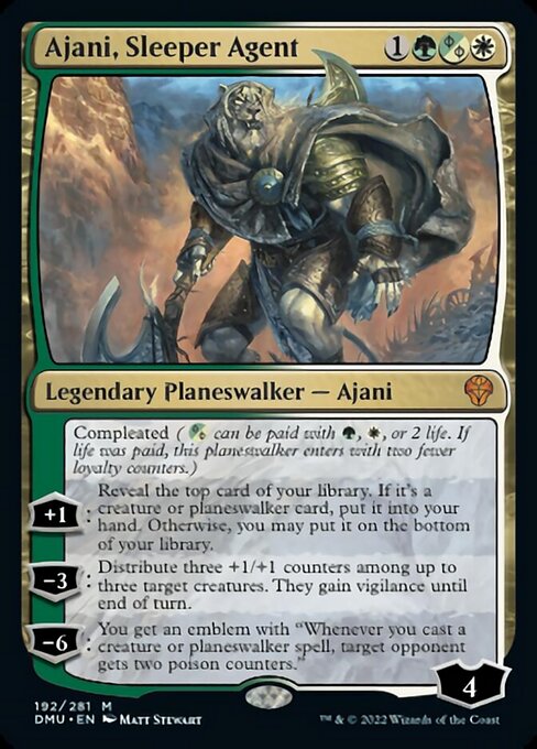 Ajani, Sleeper Agent - 192 /281 - Mythic - FOIL 