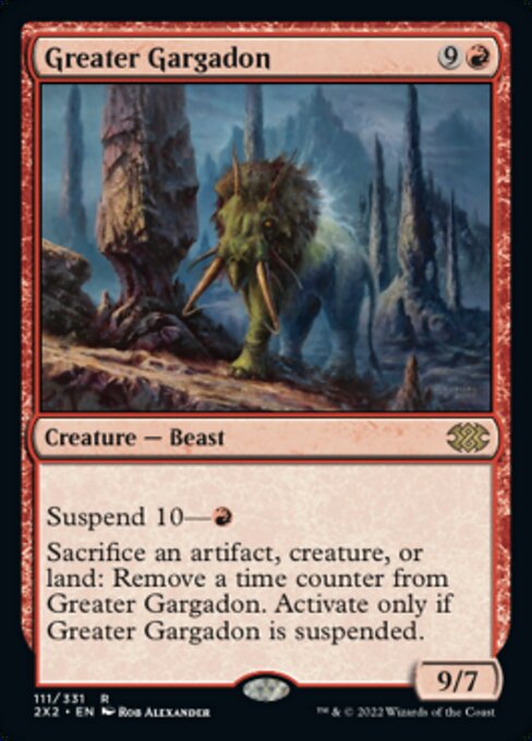 Greater Gargadon 111 /331 - Rare Double Masters 2022