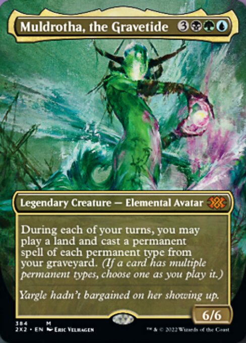 BORDERLESS Muldrotha, the Gravetide 384# - Mythic Double Masters 2022