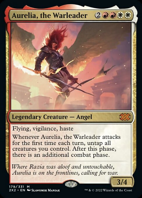Aurelia, the Warleader 179 /331 - Mythic Double Masters 2022