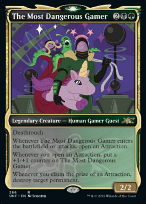 FOIL SHOWCASE The Most Dangerous Gamer #266 - Rare Unfinity