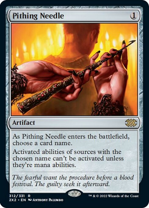 Pithing Needle 312 /331 - Rare Double Masters 2022