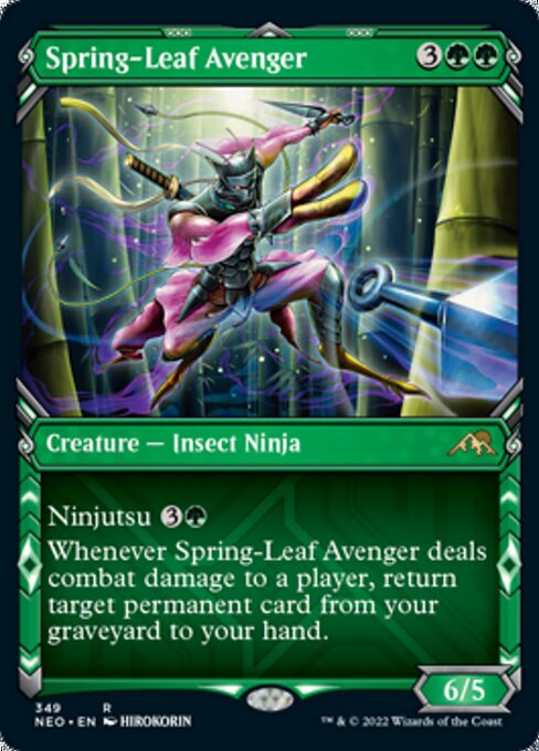 SHOWCASESpring-Leaf Avenger 349 -  Kamigawa Neon Dynasty