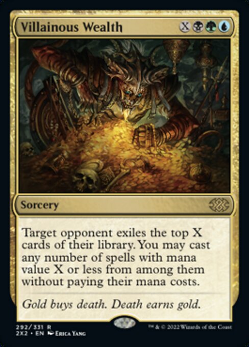 Villainous Wealth 292 /331 - Rare Double Masters 2022