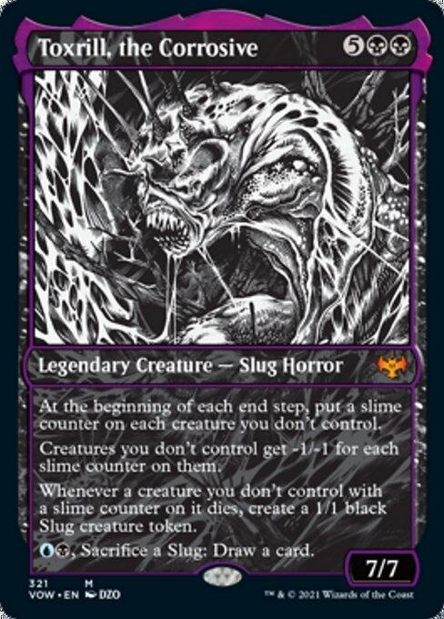Foil Showcase Toxrill The Corrosive - No 321 Mythic Crimson Vow