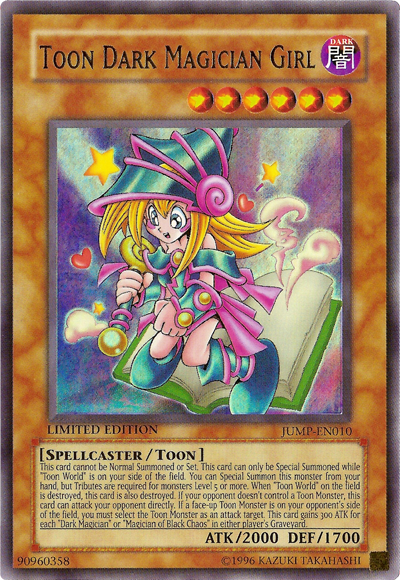 Toon Dark Magician Girl - Jump-en010 - Ultra Rare Limited Edition
