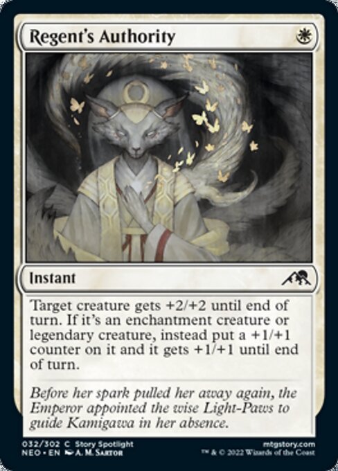 Regent's Authority 32/302 -  Kamigawa Neon Dynasty CONNN