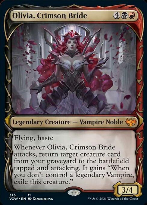 Foil Showcase Olivia Crimson Bride - No 315 Mythic Crimson Vow