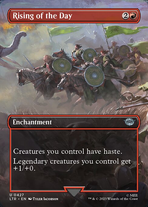 BORDERLESS Rising of the Day #427  - Uncommon Lord of the Rings: Tales of Middle-Earth