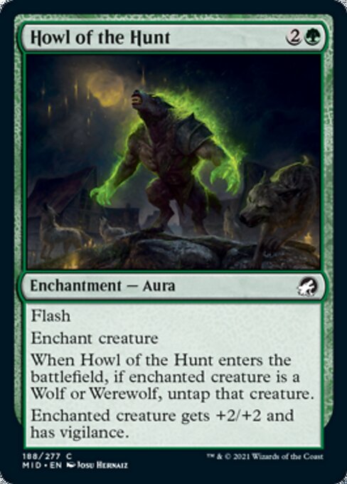 188Howl of the Hunt 188/277 Common - Midnight Hunt