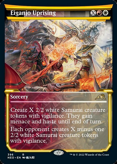 SHOWCASEEiganjo Uprising 396 -  Kamigawa Neon Dynasty