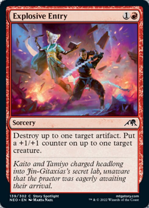 Explosive Entry 139/302 -  Kamigawa Neon Dynasty CONNN