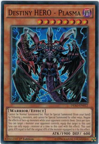 Destiny HERO - Plasma - DESO-EN012 - Super Rare 1st Edition-Cherry Collectables