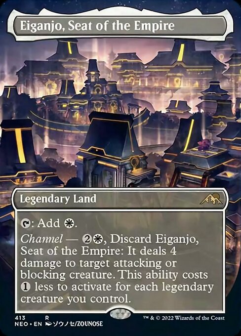 BORDERLESSEiganjo, Seat of the Empire 413 -  Kamigawa Neon Dynasty