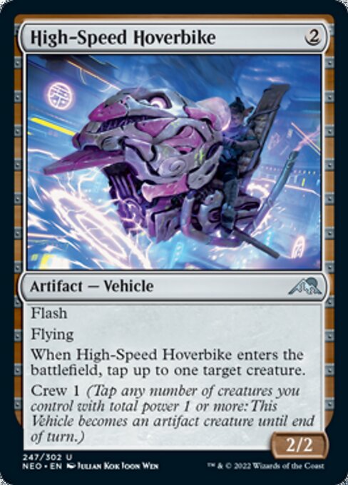 High-Speed Hoverbike 247/302 -  Kamigawa Neon Dynasty UNCLE