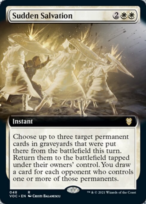 Extended Sudden Salvation - No 48 Commander Crimson Vow