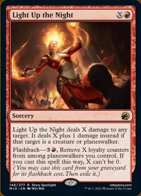 146Light Up the Night 146/277 Rare - Midnight Hunt