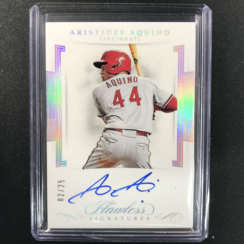 2020 Flawless ARISTIDES AQUINO Flawless Signatures Auto 2/25-Cherry Collectables