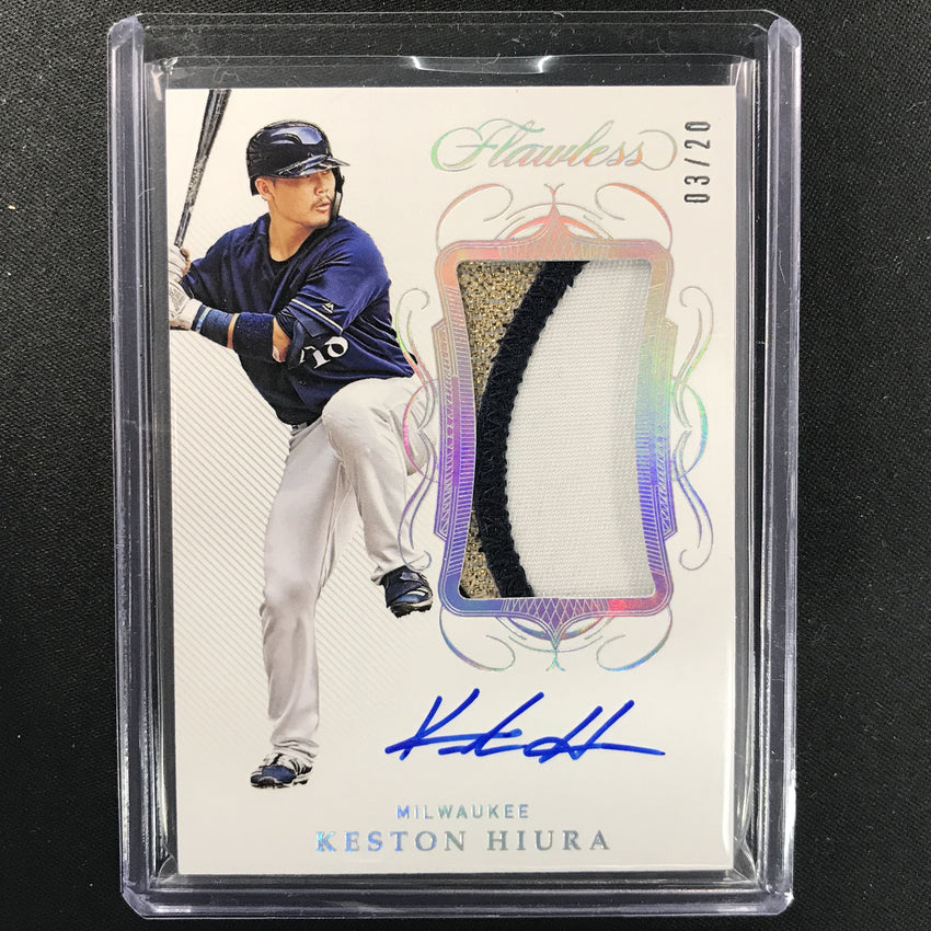 2020 Flawless KESTON HIURA Jumbo Patch Auto 3/20-Cherry Collectables