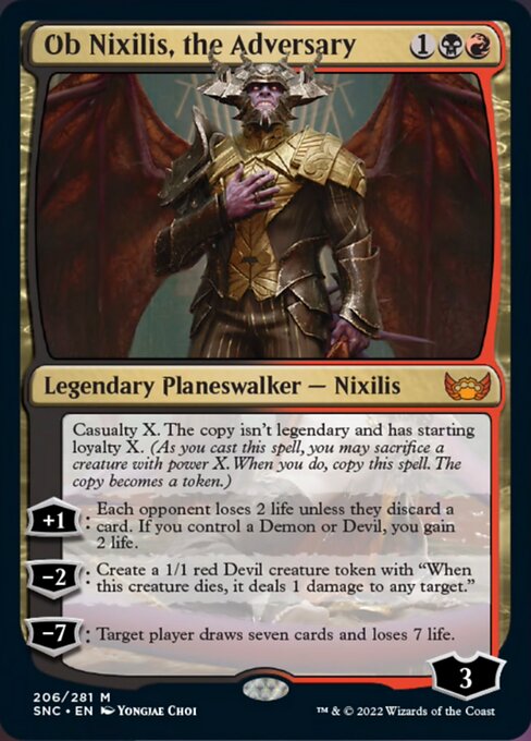 Ob Nixilis, the Adversary 206/281 - Mythic Streets of New Capenna