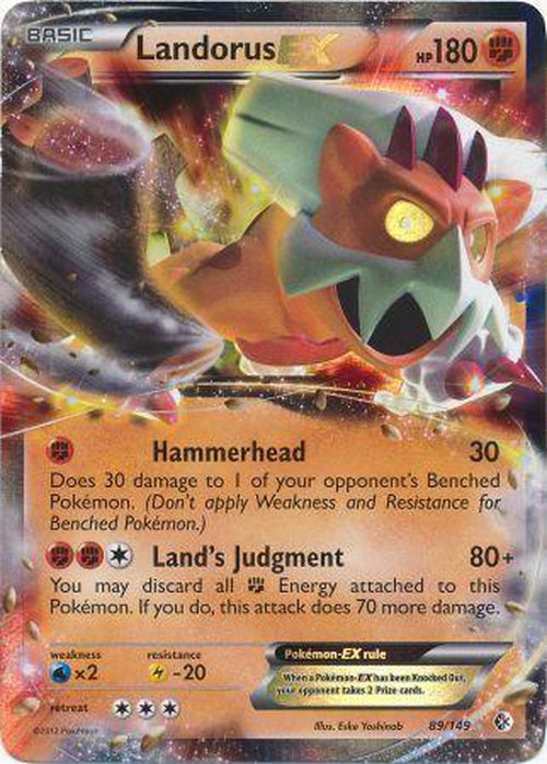 Landorus EX - 89/149 - Ultra Rare - Boundaries Crossed-Cherry Collectables