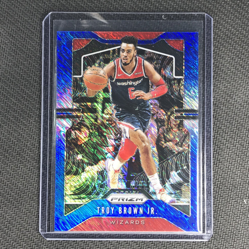 2019-20 Prizm FOTL TROY BROWN JR Blue Shimmer Prizm #196-Cherry Collectables