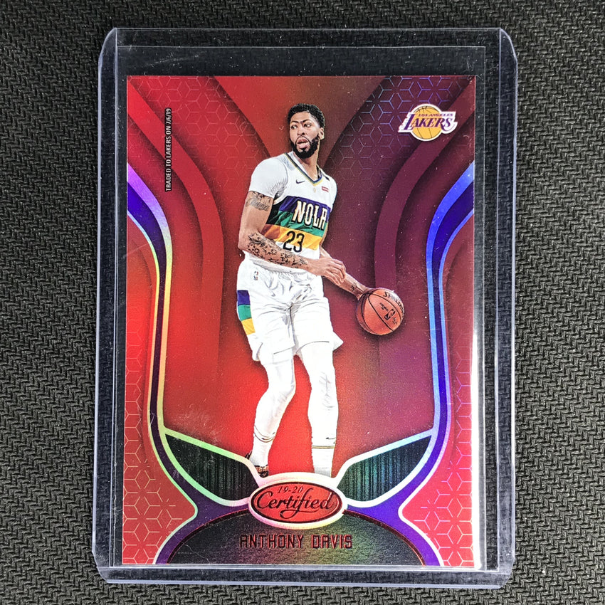 2019-20 Certified ANTHONY DAVIS Red #136-Cherry Collectables