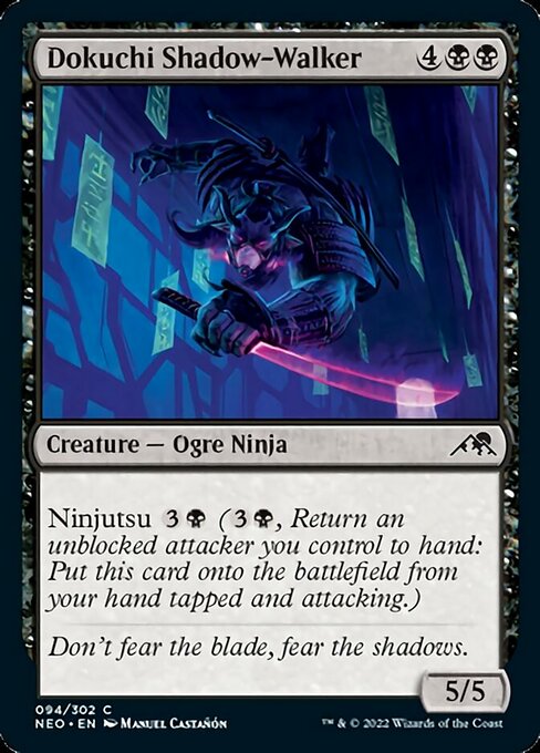 Dokuchi Shadow-Walker 94/302 -  Kamigawa Neon Dynasty CONNN