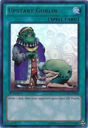 Upstart Goblin - LCYW-EN265 - Ultra Rare 1st Edition-Cherry Collectables