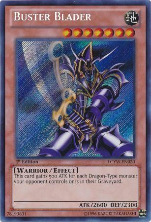 Buster Blader - LCYW-EN020 - Secret Rare 1st Edition-Cherry Collectables