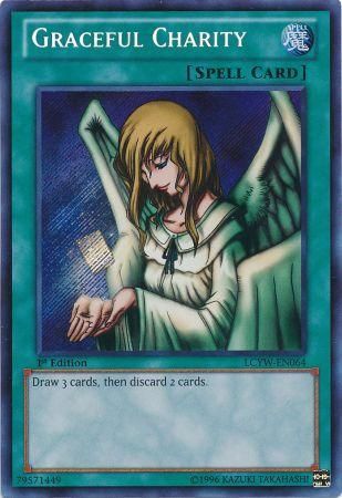 Graceful Charity - LCYW-EN064 - Secret Rare 1st Edition-Cherry Collectables
