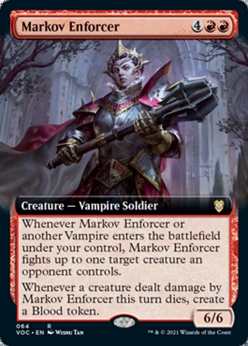 Extended Markov Enforcer - No 64 Commander Crimson Vow