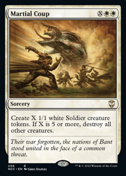 Martial Coup #206 -  New Capenna Commander