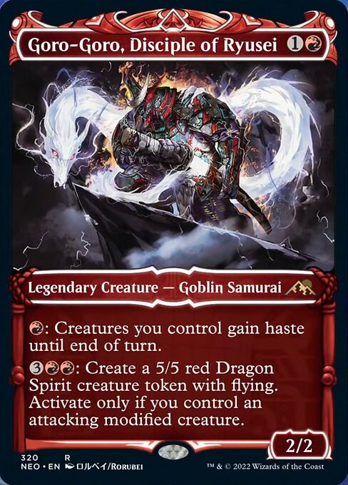 SHOWCASEGoro-Goro, Disciple of Ryusei 320 -  Kamigawa Neon Dynasty