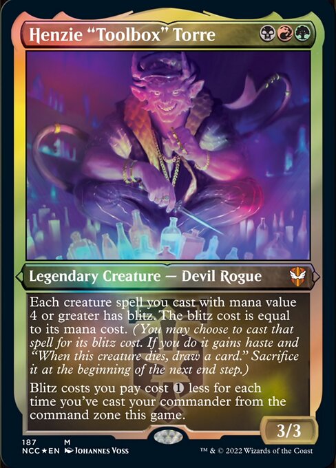 Henzie "Toolbox" Torre #187 -  New Capenna Commander