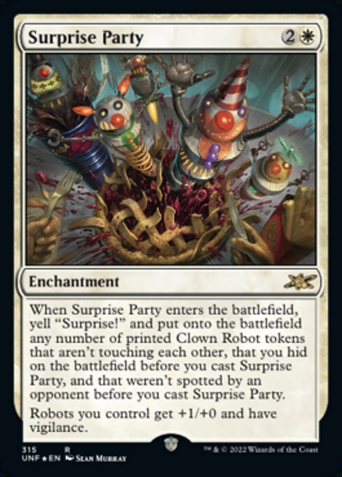 GALAXY FOIL Surprise Party #315 - Rare Unfinity