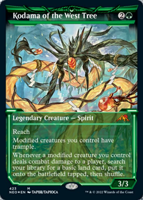 ETCHEDKodama of the West Tree 423 -  Kamigawa Neon Dynasty