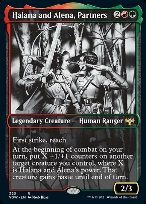 Foil Showcase Halana And Alena Partners - No 325 Rare Crimson Vow