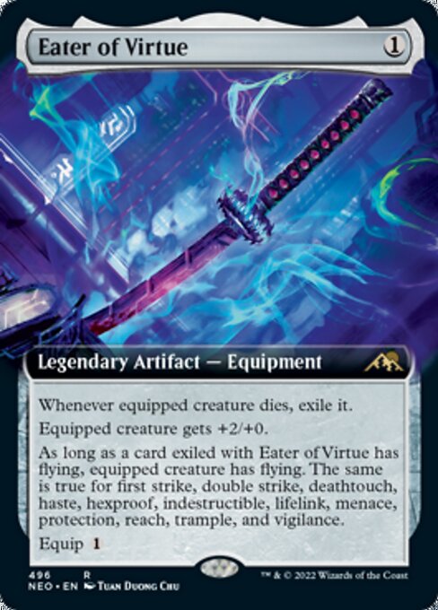 EXTENDEDEater of Virtue 496 -  Kamigawa Neon Dynasty