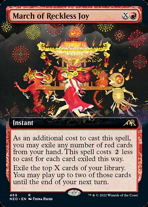 EXTENDEDMarch of Reckless Joy 469 -  Kamigawa Neon Dynasty