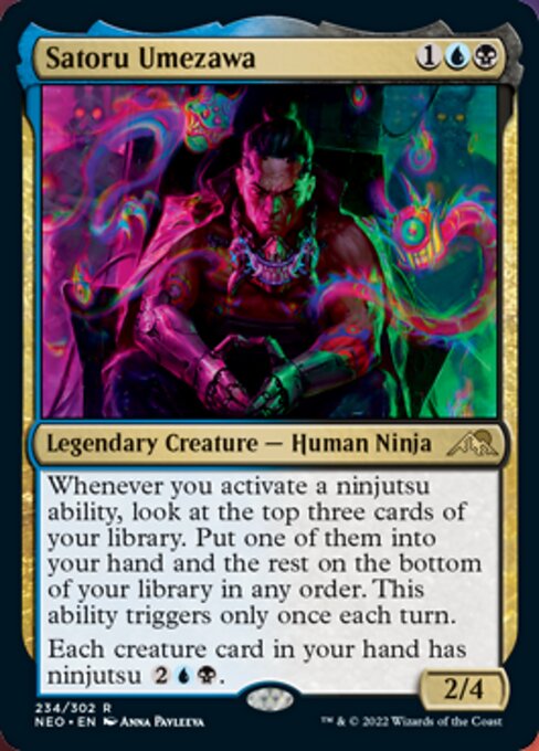 Satoru Umezawa 234/302 -  Kamigawa Neon Dynasty RARE