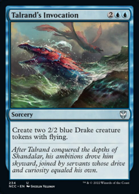 Talrand's Invocation #234 -  New Capenna Commander